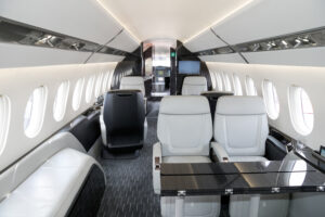 private jet by the seat
